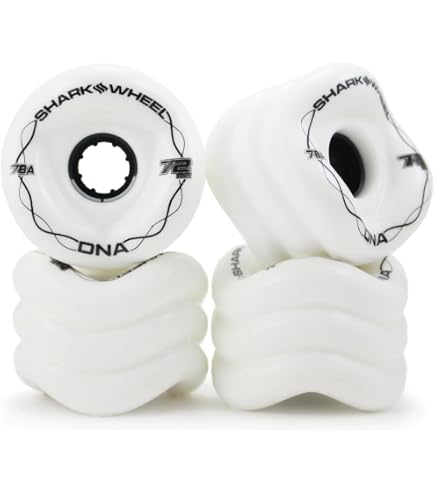 Amazon | Shark Wheel 54mm Jaws スケートボードホイール (ホワイト
